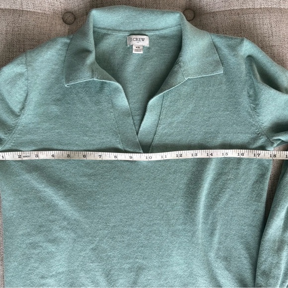 J. Crew Women's Mint V-Neck Sweater - Picture 6 of 7